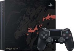Playstation 4 Pro Console, 1TB Monster Hunter Black (No Game